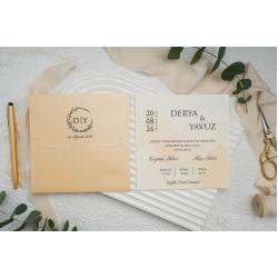 Ekonom Düğün Davetiyesi 9306