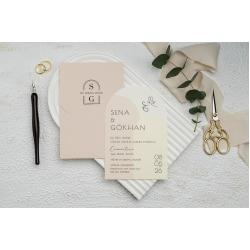 Ekonom Düğün Davetiyesi 9357